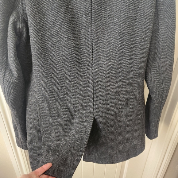 Ben Sherman Mens Charcoal Herringbone Double Breasted Sz S | Like New - Picture 13 of 15